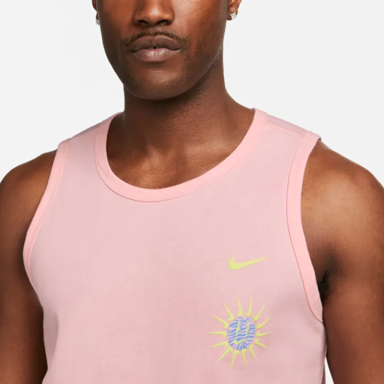 Nike Tank Tops Men Pink-4