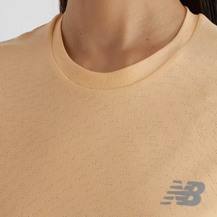 New Balance T Shirt Women's Peach Blossom-4