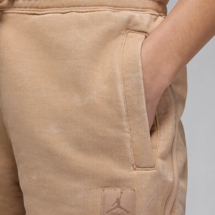 Jordan Flight Fleece Sports Shorts Women's Khaki-3