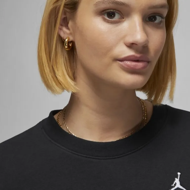 Jordan Brooklyn Sweatshirts Women's Black-2