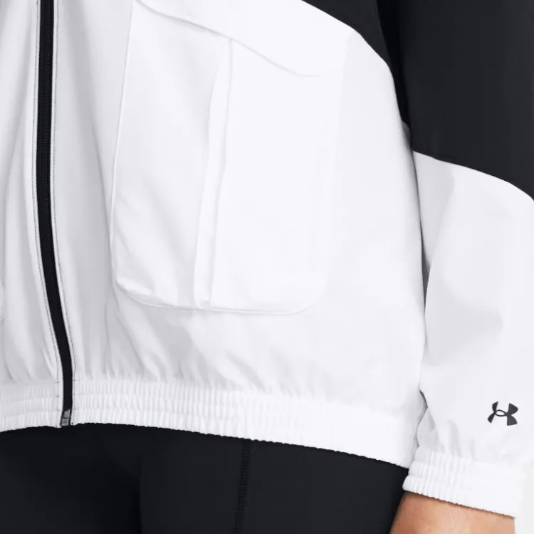 Under Armour UA Armour Jackets Coats Women's Black White-4