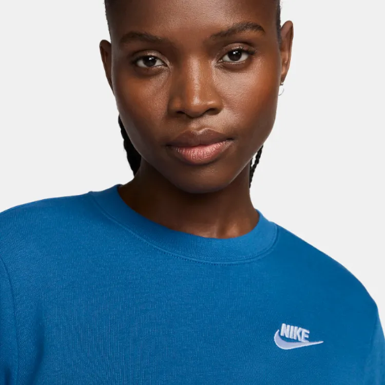 Nike Sportswear Club Fleece Sweatshirt Women's Courtyard Blue-3