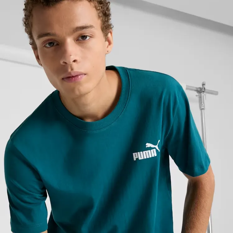 PUMA Essentials No. 1Men's Logo T-Shirt Men Cool Green-3