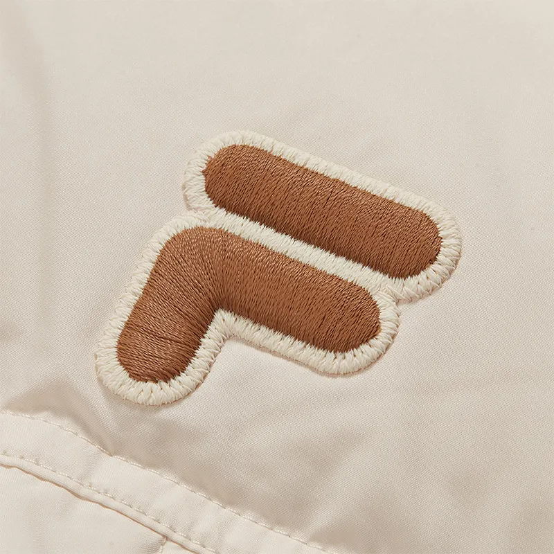 FILA FUSION FOB Down Jacket Unisex Wheat Cream-3