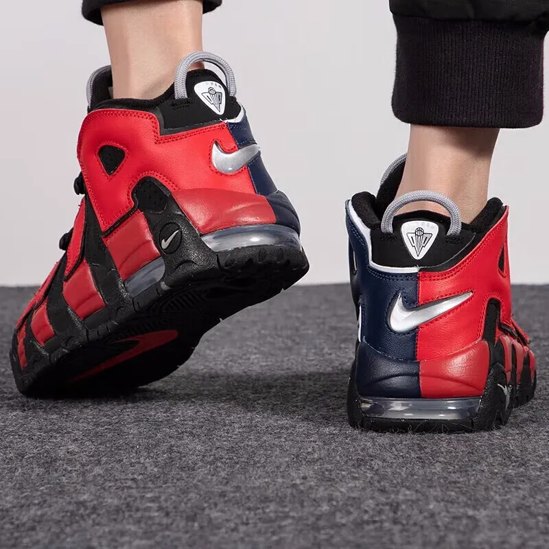 Nike Air More Uptempo Alternates Split Navy Red モアテン Nike Air More Uptempo Alternates Split Navy Red GS - POIZON