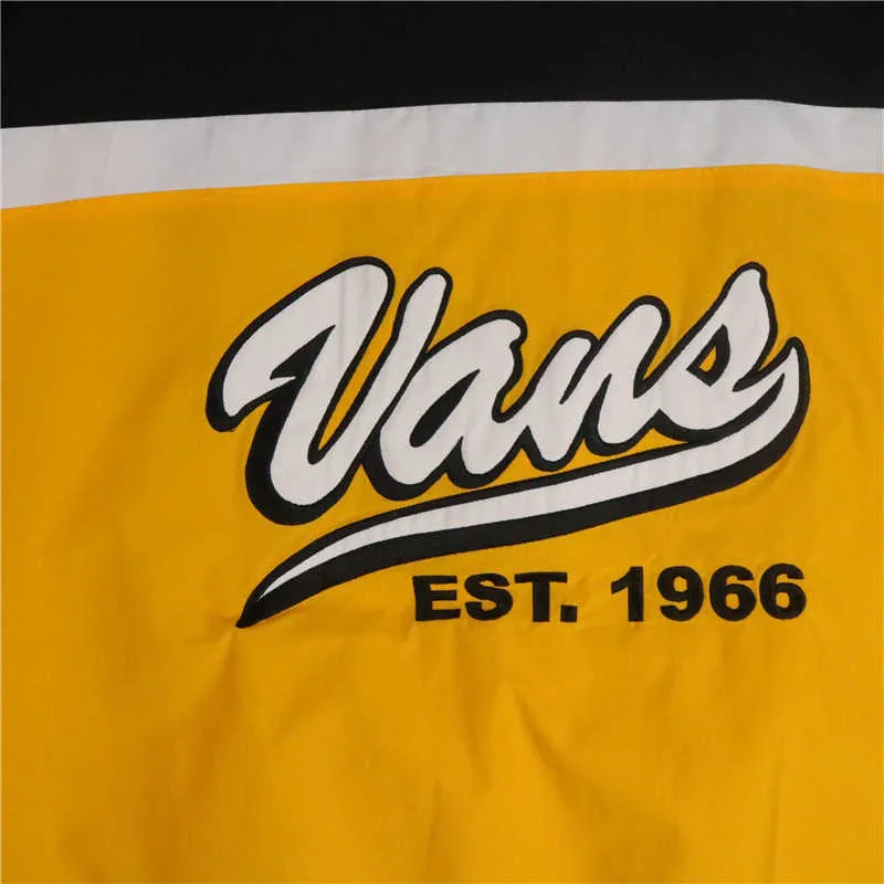 Vans Jacket Unisex Black Yellow-2