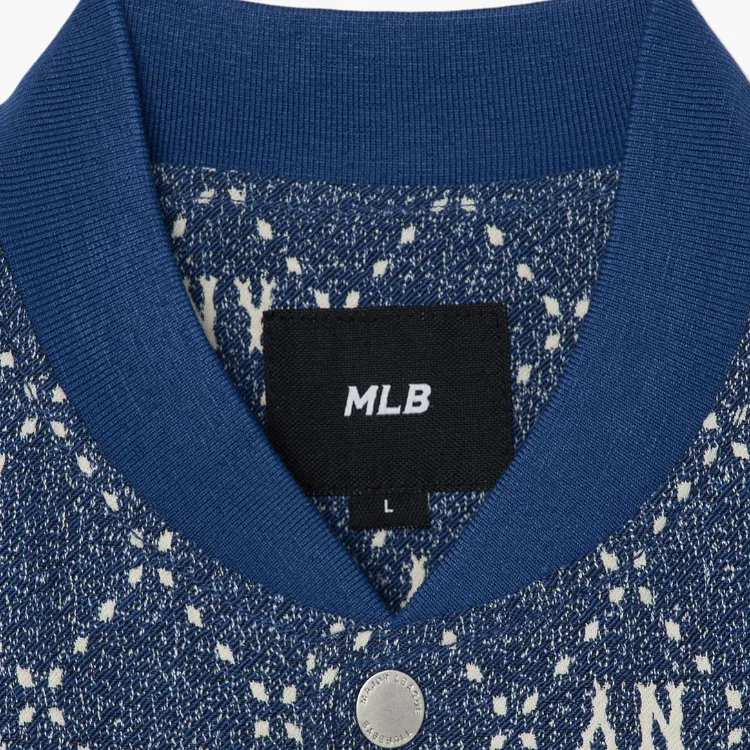 MLB New York Yankees Jacket Unisex Marine Blue-4