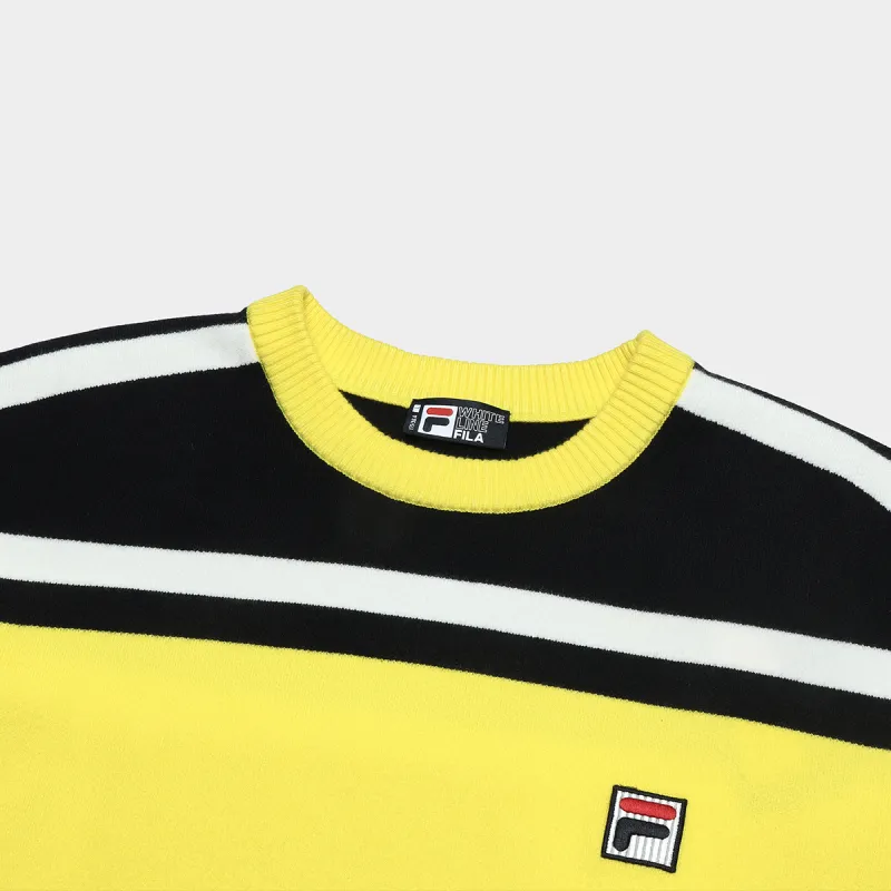 FILA Archive Sweater Men's Yellow Lace-2