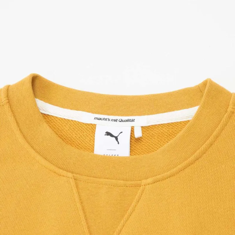 PUMA Sweatshirts Unisex Earth Yellow-3