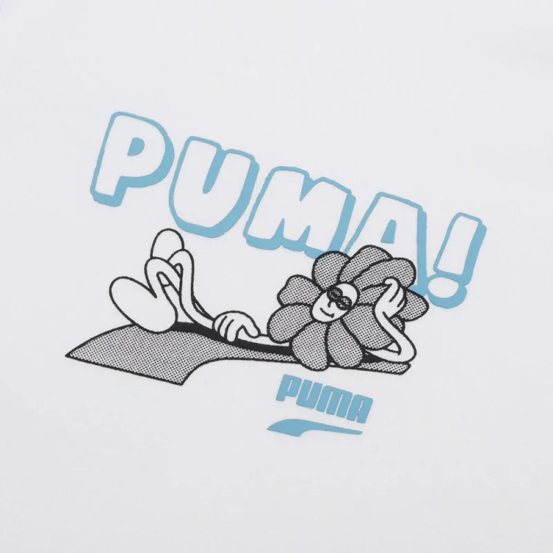 PUMA Downtown Sweatshirts Men White-2