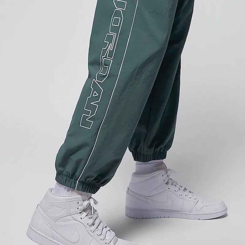 Jordan Knitted Sports Pants Men's Peacock Green-4