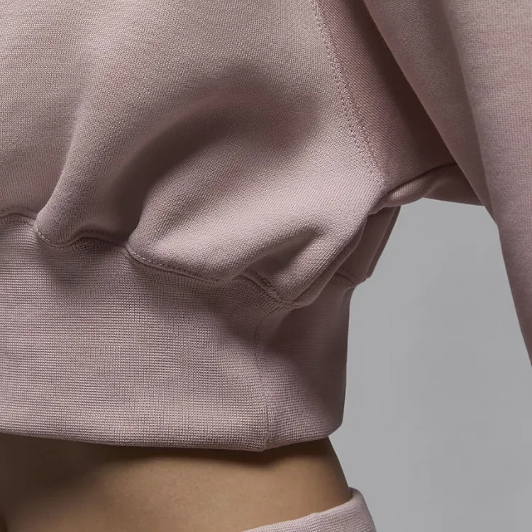 Jordan Flight Fleece Sweatshirt Women's Oxford Pink-4