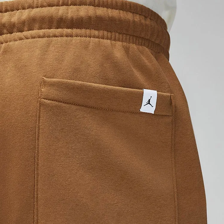 Jordan Essentials Holiday Knitted Sports Pants Men's Light British Umber-3