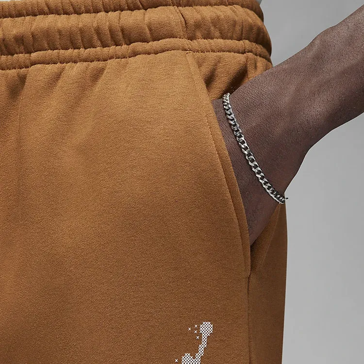 Jordan Essentials Holiday Knitted Sports Pants Men's Light British Umber-2