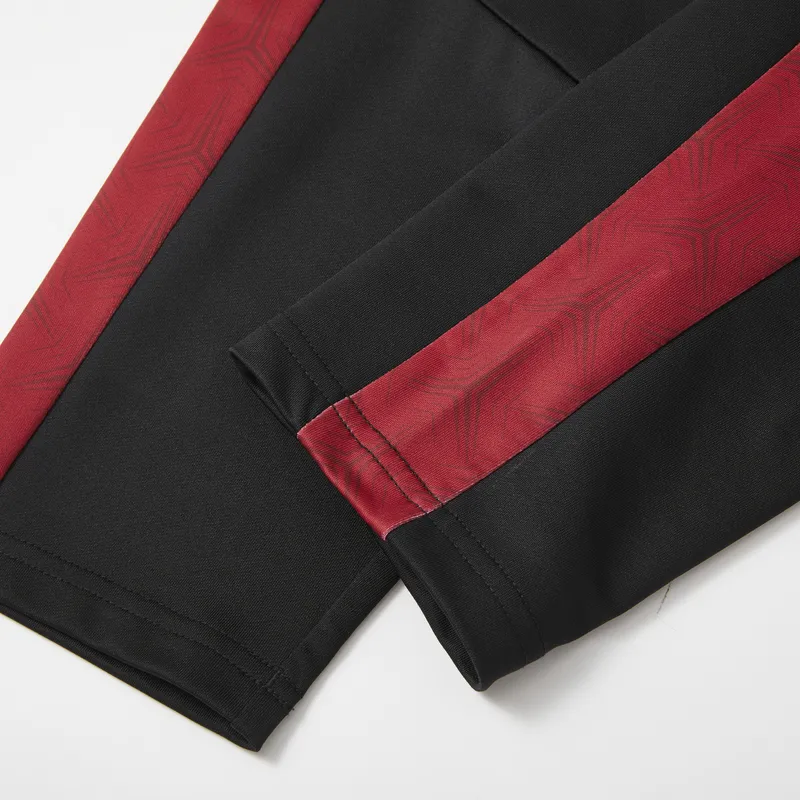 KELME Knitted Sweatpants Men's Black Red-3