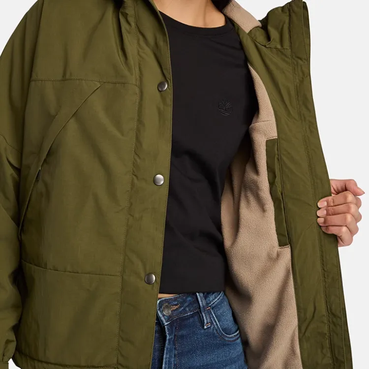 Timberland City Outdoor Waterproof Windbreaker Jacket Women's Dark Olive Green-5