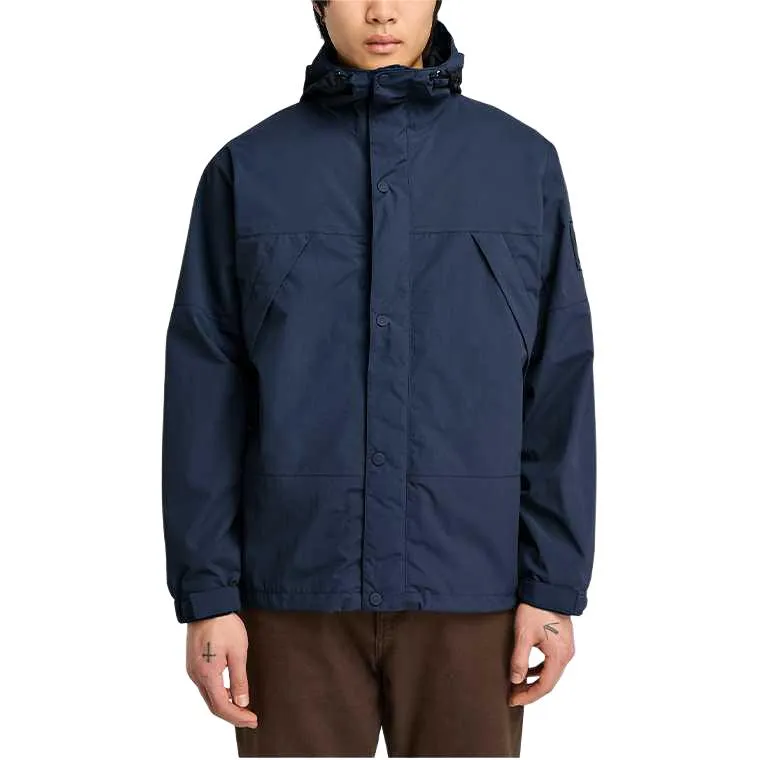 Timberland Hiking Waterproof And Windproof Windbreaker Jacket Men's Dark Royal Blue-3