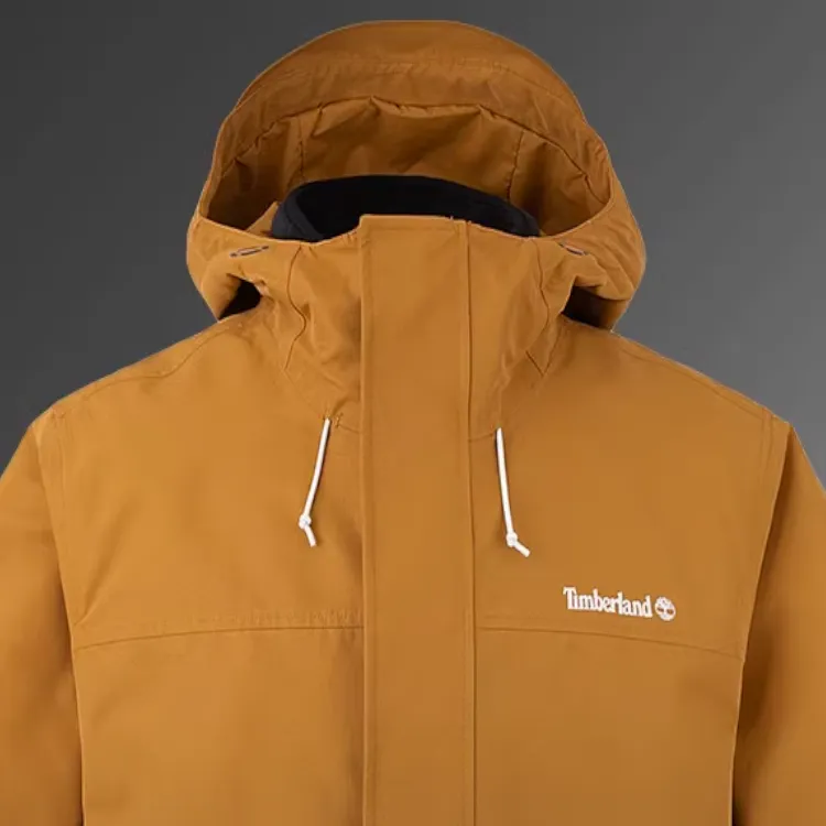 Timberland City Outdoor Outdoor Hiking Waterproof And Breathable Windbreaker Jacket Men's Wheat-4