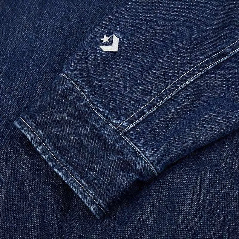 Converse Denim Jacket Men's Blue-3
