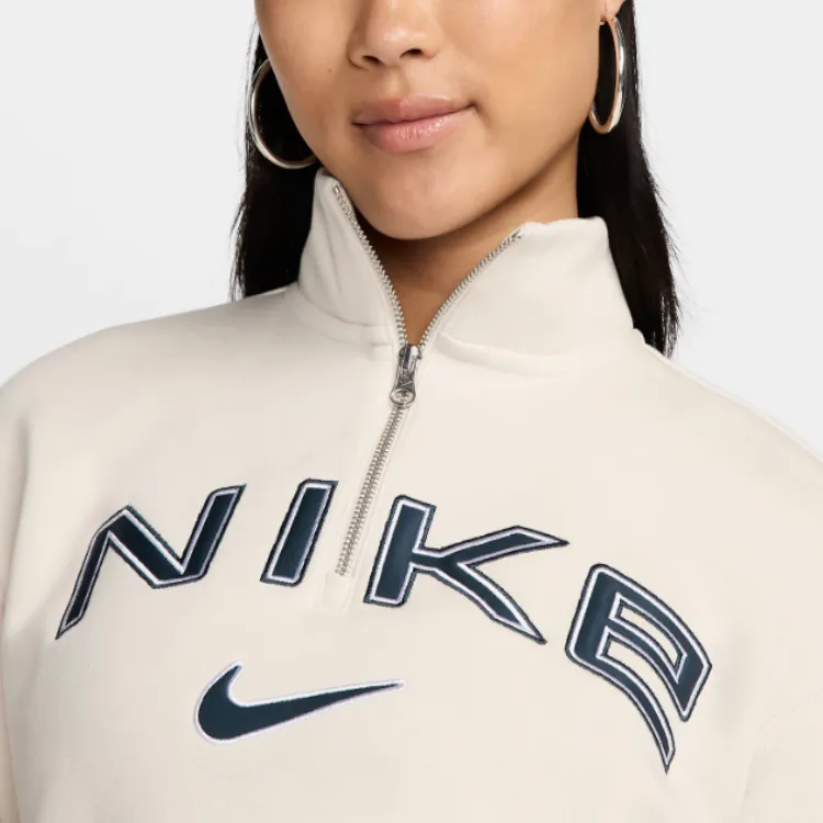 Nike Sportswear Phoenix FleeceLogo FW24 Jacket Women's Ecru-6