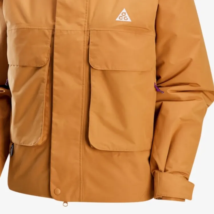 Nike ACG Collection Storm FIT Skull Peak Jackets Coats Women's Earth Yellow-4