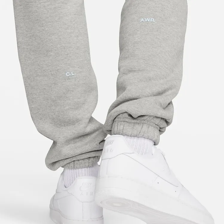Nike X Drake NOCTA Collection Knitted Sweatpants Men Gray-5