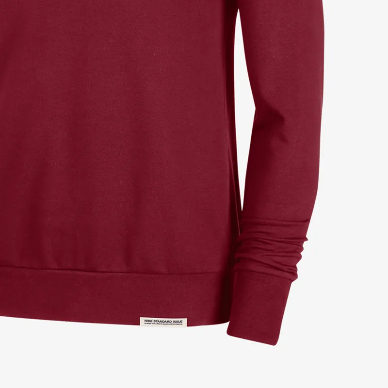 Nike Dri FIT NBA Standard Issue Sweatshirt Men's Dark Red-2