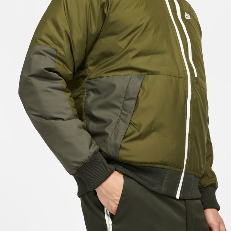 Nike Puffer Jackets Men Green-3