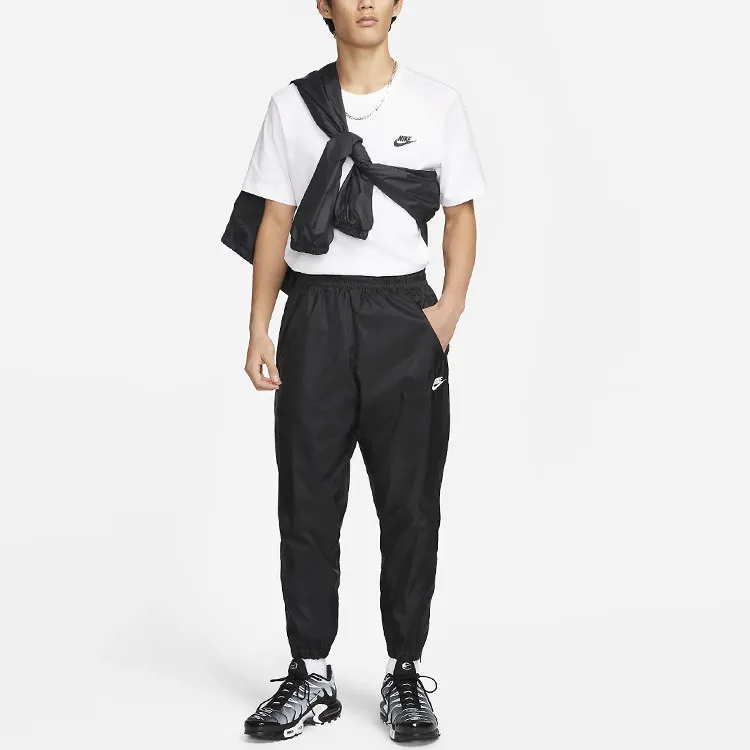Nike Knitted Sweatpants Men Black-4