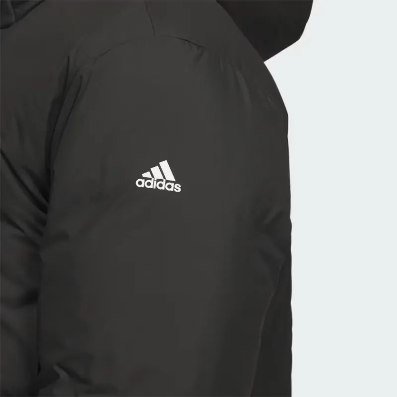 Adidas Down Jacket Unisex Black Comes With Necklace-3