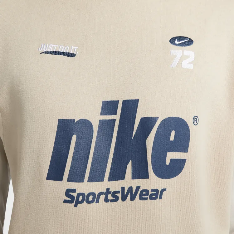Nike Sweatshirts Men Beige-5