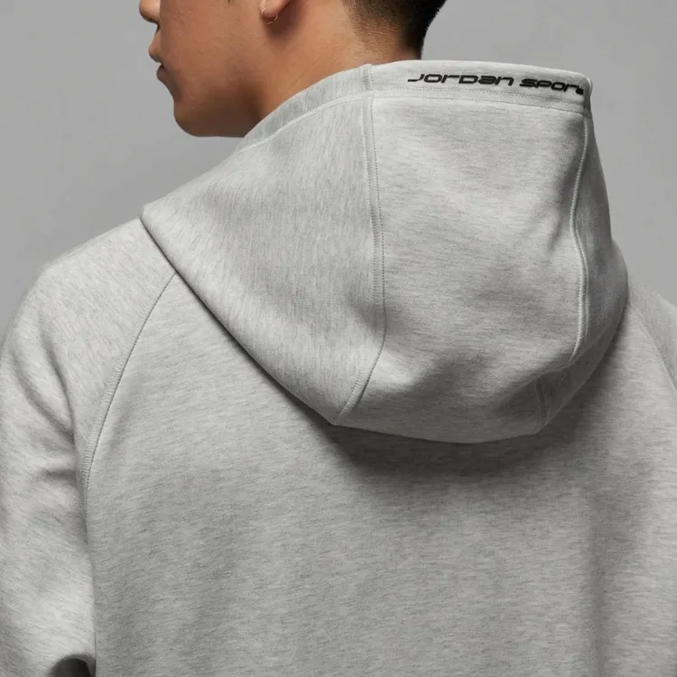 Jordan SportHOOP FW24 Dri-FIT Sweatshirt Men's Heather Gray/Black-6