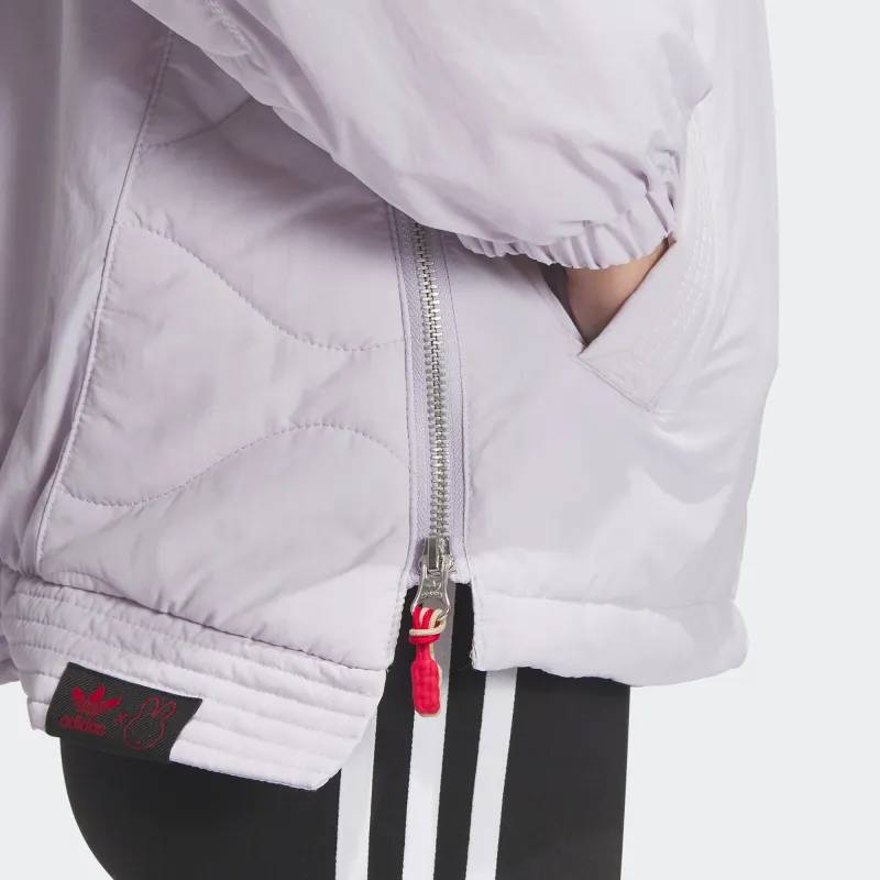 Adidas Originals Puffer Jacket Women's Pink White-5