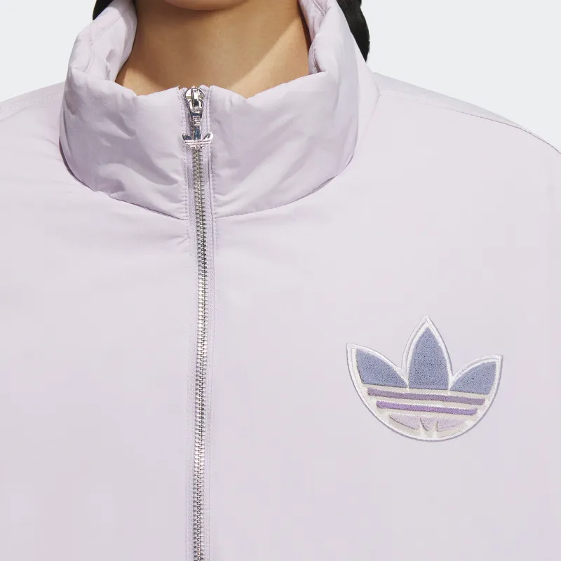 Adidas Originals Puffer Jacket Women's Pink White-4