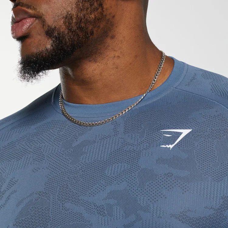 GYMSHARK Fitness Clothing Men Blue-4