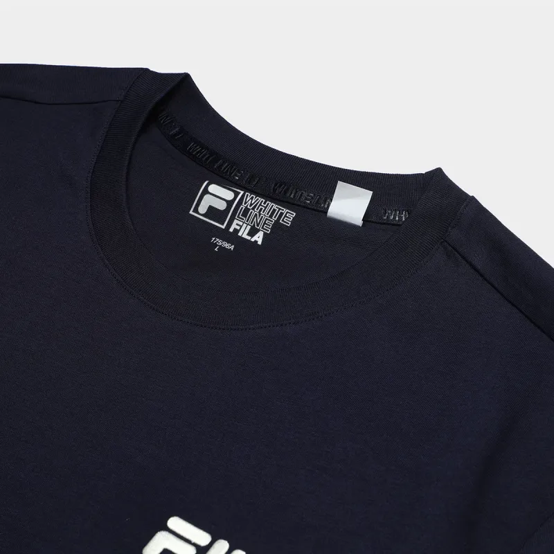 FILA T Shirt Men's Mystic Realm Blue-2