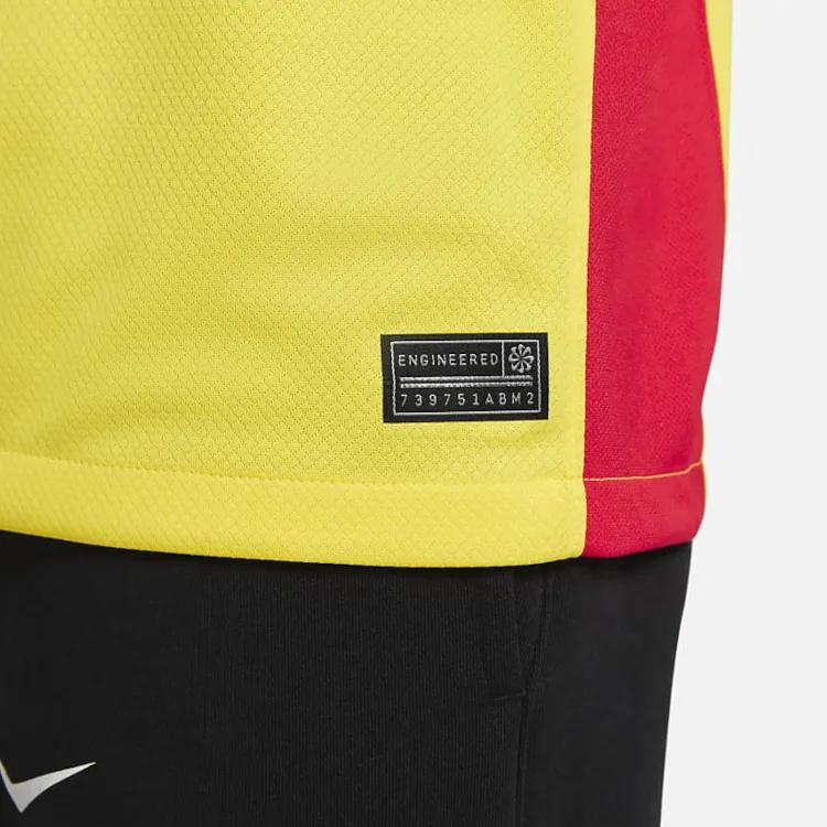 Nike Soccer Jerseys Unisex Opet Yellow/Challenge Red/Challenge Red-4