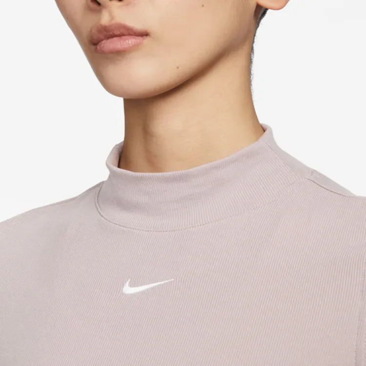 Nike T Shirts Women's Blended Gray Brown-3