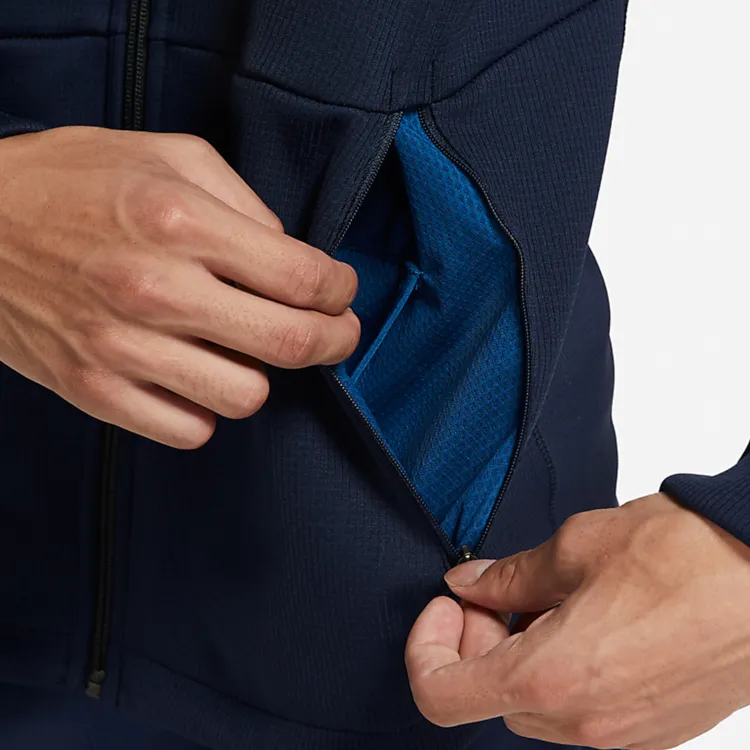 Nike Jackets Men Navy Blue-2