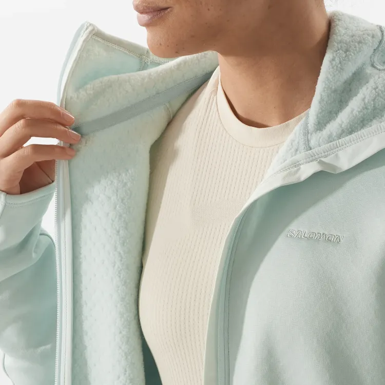 SALOMON OUTLINE WARM Jackets Coats Women's Mist Blue-2
