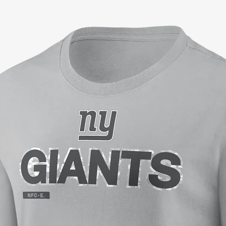 Nike New York Giants Salute To Service Mascot Edge Legend Men's Nike Nfl Long Sleeve T Shirt-2
