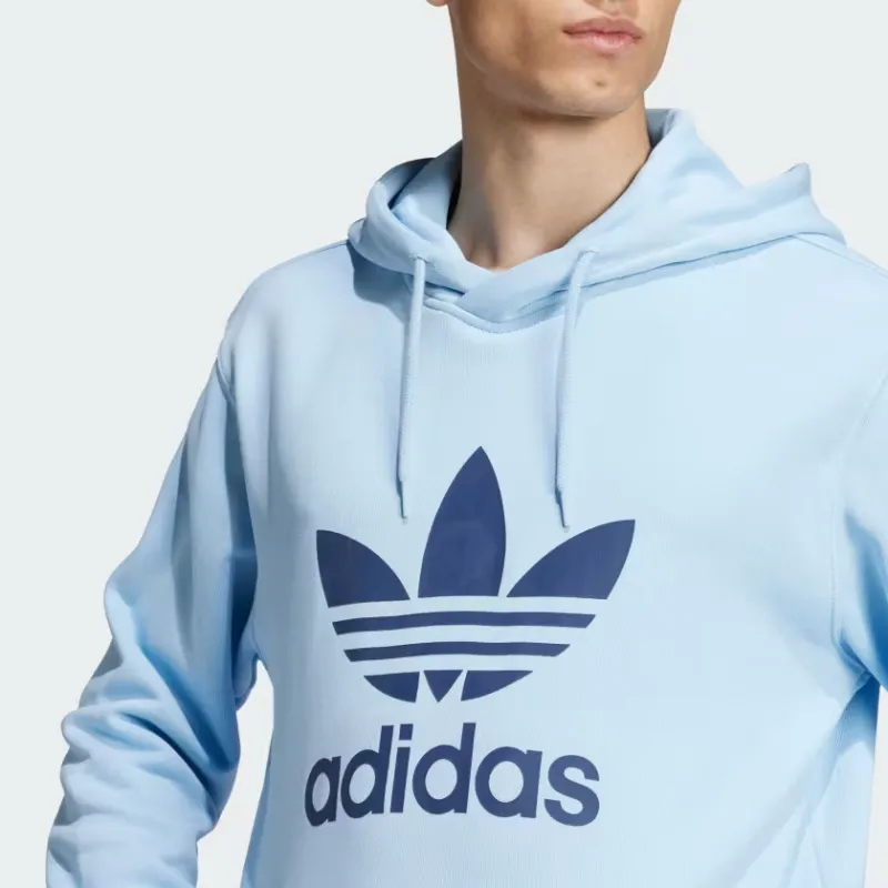 Adidas Originals ADICOLOR CLASSICS TREFOIL FW24 Sweatshirt Men's Sky Blue-3