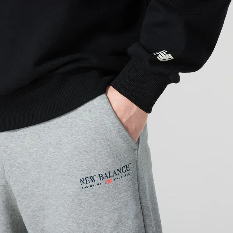 New Balance Knitted Sports Pants Men's Gray-4