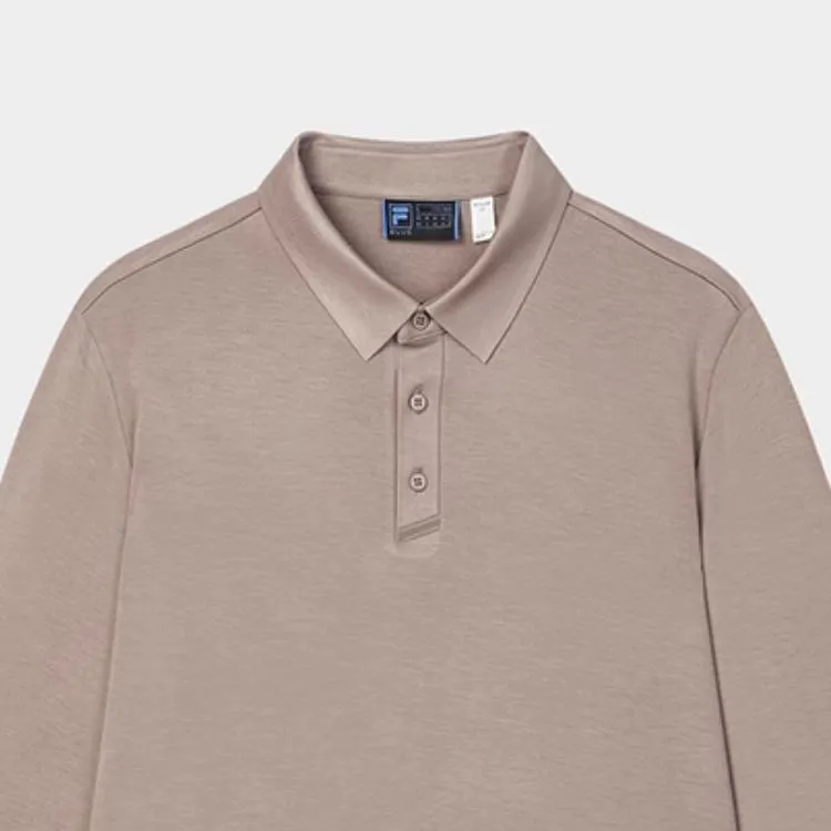 FILA Polo Shirt Men's Light Chestnut Brown-2