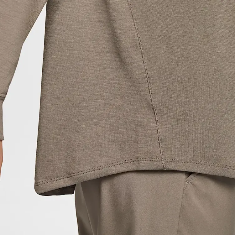Nike Dri-Fit FW24 Drop Shoulder Sleeve T-Shirt Women's Ferret Brown-3
