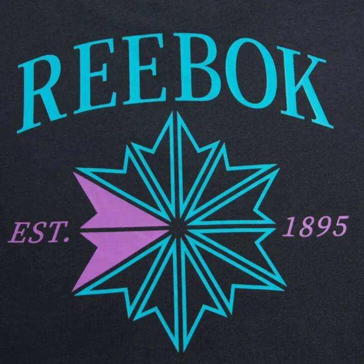 Reebok T Shirts Unisex Black-3