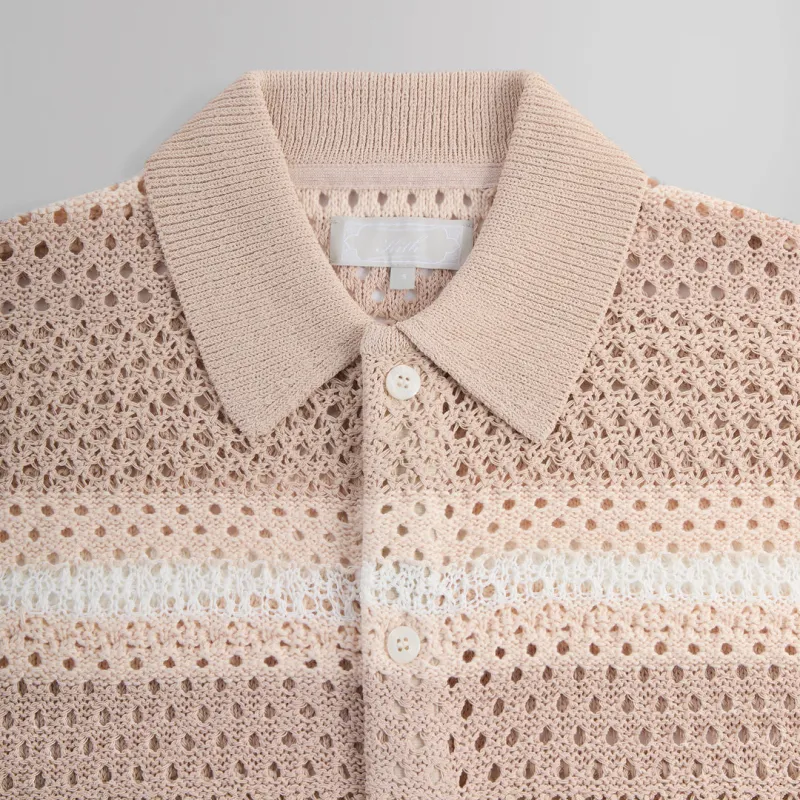 KITH Thompson Crochet Button Down Shirt-2