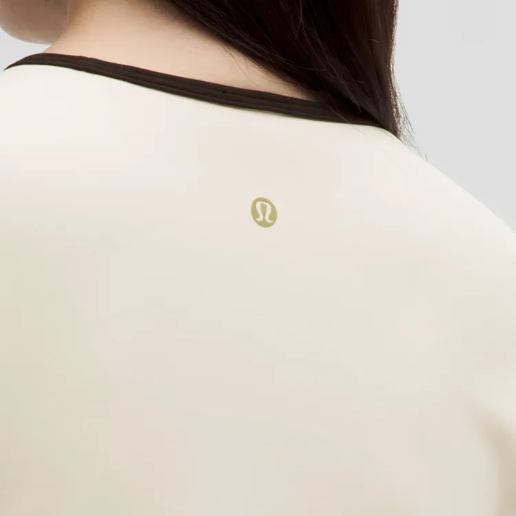 Lululemon Nulu™ T-Shirt Women's Light Ivory/black-4