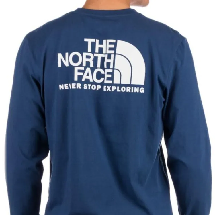 THE NORTH FACE TNF Sleeve Hit T-Shirt Men's Dark Blue-2