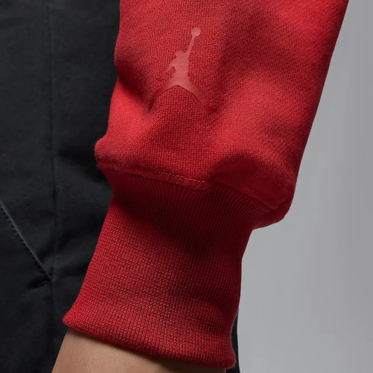 JORDAN Flight Fleece Women's Cropped Satin-Lined Hoodie-2